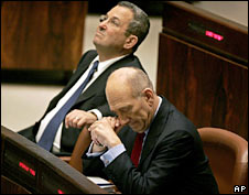 اهود اولمرت و اهود باراک