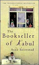 Cover of international bestseller, The bookseller of Kabul.