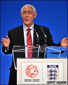 FA chairman Lord Triesman
