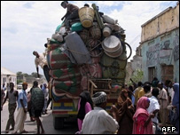 خروج اهالی موگادیشو