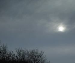 A potential bore: An anticyclone above Bristol, Autumn 2008, bringing endless grey skies of Altostratus (Photo: Ian Fergusson)