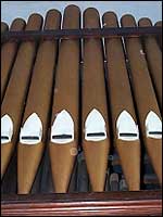 Organ pipes