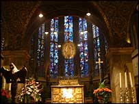 Inside Aachen Cathedral