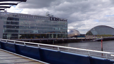Bells Bridge with BBC building in background