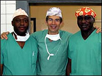 David Nott with colleagues