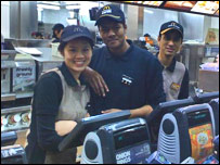 刘小卉和她的麦当劳同事