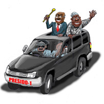 The Resident Presidents (illustration by Frank Odoi)