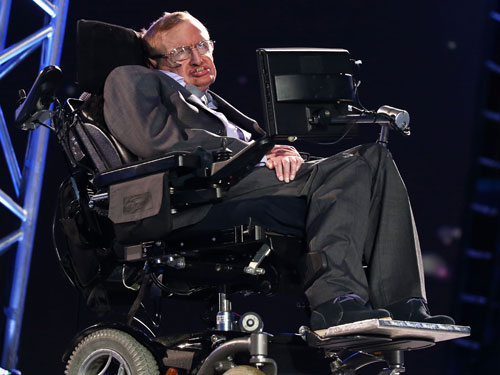 Stephen Hawking at the Paralympics