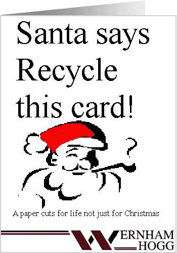 Santa Says Recycle