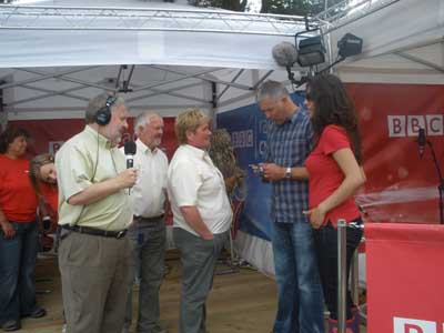Roy with Derek and an Owl