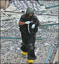 محل انفجار در نتانيا