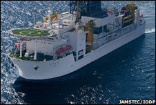Chikyu drilling ship (Image: Jamstec / IODP)
