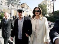 A atriz Brooke Shields e o marido, Chris Henchy