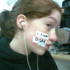 A listener at work in a label factory says 'I love Dom'