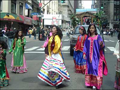 جشن خیابانی نوروزی در نیویورک