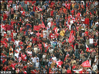 هواداران پرسپوليس - عکس از خبرگزاری مهر