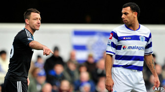John Terry y Anton Ferdinand