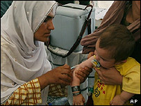 واکسن کودک افغان