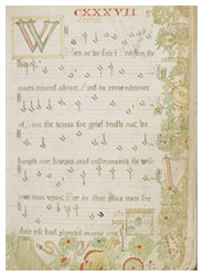 Page from Wode Partbook