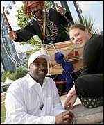 Gurcharan Mall, Pato Banton and Susannah Vango