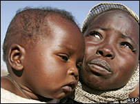 زن و کودک دارفوری