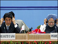 आबे शिंज़े और मनमोहन सिंह