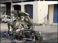 Çad'da çatışmaların ardından bir görüntü