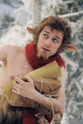 The faun Mr. Tumnus (James McAvoy) in the film