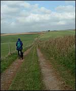 Jo and Bella the dog