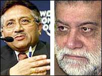 صدر مشرف اور وزیرِ اعظم جمالی