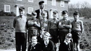 Archive image of the school from 1966