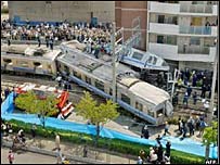 سانحه قطار در ژاپن