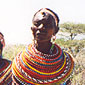 Some colourful tribeswomen in Kenya