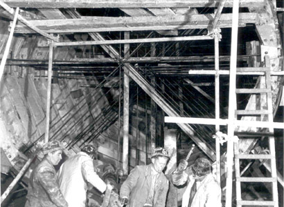 Cynhaliaeth ar gyfer y twnneli concrid