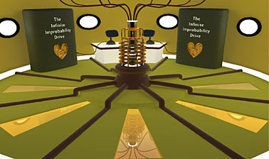 Engine Room of the Heart of Gold - by Ben Caroll