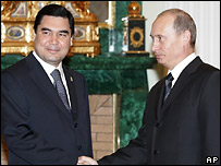 Қурбонқули Бердимуҳаммедов ва Владимир Путин