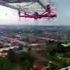 Mike in a crane over Southampton University