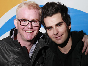 Chris Evans with Kelly Jones of Stereophonics