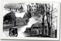 Llun gan Christine Eynon i ddathlu 50 yr ysgol (ar werth i gyd fynd â'r dathlu)