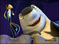 Personagens do filme 'O Espanta Tubarões'