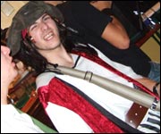A pirate in the crowd