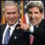 Bush and Kerry