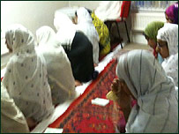 'Iftaar prayers at the mosque'