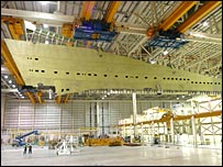 Nhà máy của Airbus ở Broughton