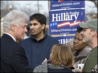 Bill Clinton campaigns in Greenville, South Carolina