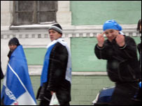 Прибічники Віктора Януковича (фото читача)