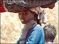 Žena v Etiopii