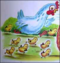 چرګه او چرګوړي