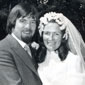 Johnny and his wife Kathleen on their wedding day on the 19th June 1975
