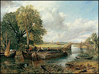 康斯太布尔家乡风景画之一